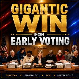 Gigantic Win for Early Voting Integrity